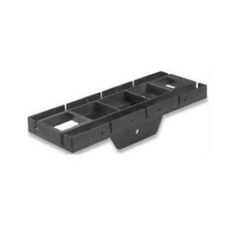 Rubbermaid GMB225B Mailbox Mounting Bracket, Black